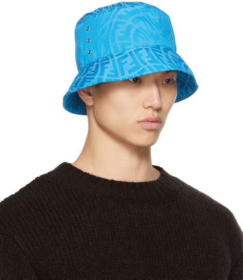 fendi vertigo hat|FENDI Nylon FF Vertigo Reversible Bucket Hat Multicolor .